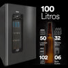 Visa Cooler Cervejeira Doméstica Porta Inox Frost Free -6 a 5 ºc 100l Ece110 Bierhaus 220v - Eos