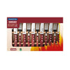 Jogo de Talheres Para Churrasco Jumbo Em Aço Inox Com Cabo Vermelho Polywood 12 Peças - Tramontina 21199796