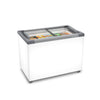 Kit - Freezer Horizontal Tampa de Vidro 231/292 Litros Nf30 - Metalfrio 127v + 6 Cestos Nextgen Branco