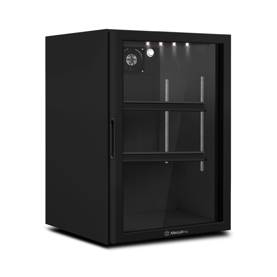 Frigobar 106/115 Litros Refrigerador Expositor Preto VB11RL 220V - Metalfrio