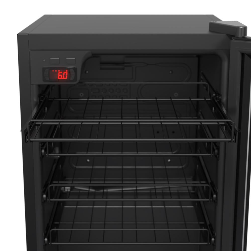 Adega 24 Garrafas Climatizada 82L NGV 100 220V Venax com Abridor Elétrico Preto