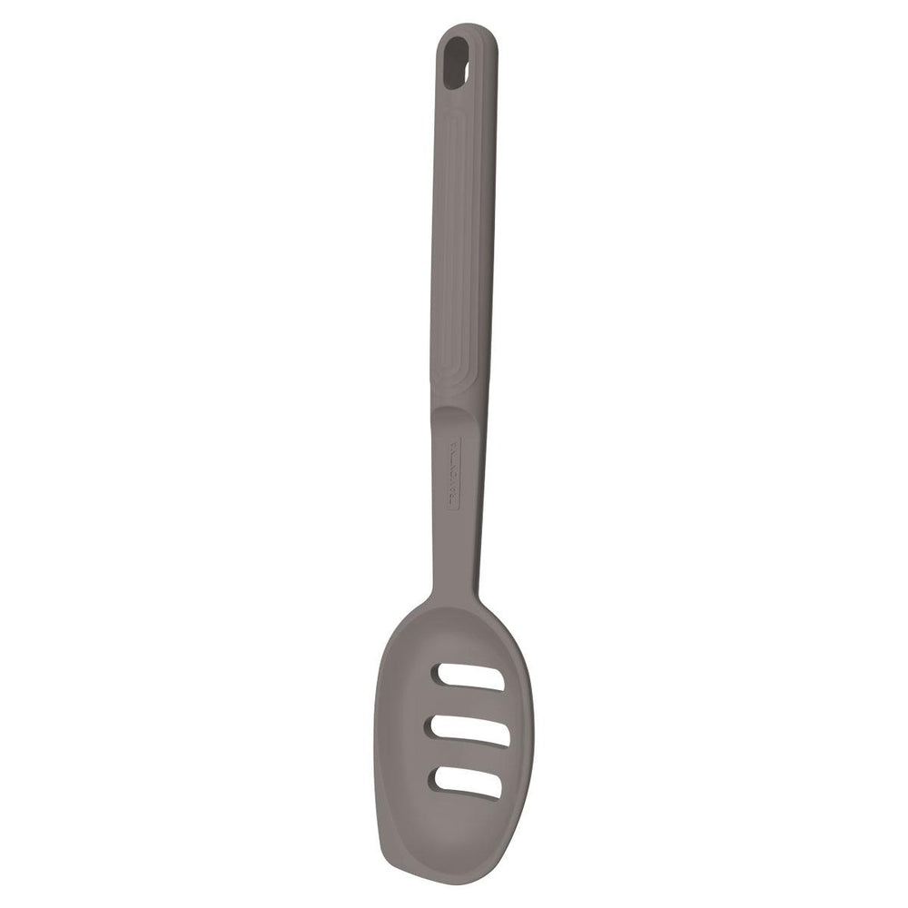 Colher Para Servir Vazada Softta em Silicone Cinza - Tramontina 25853160