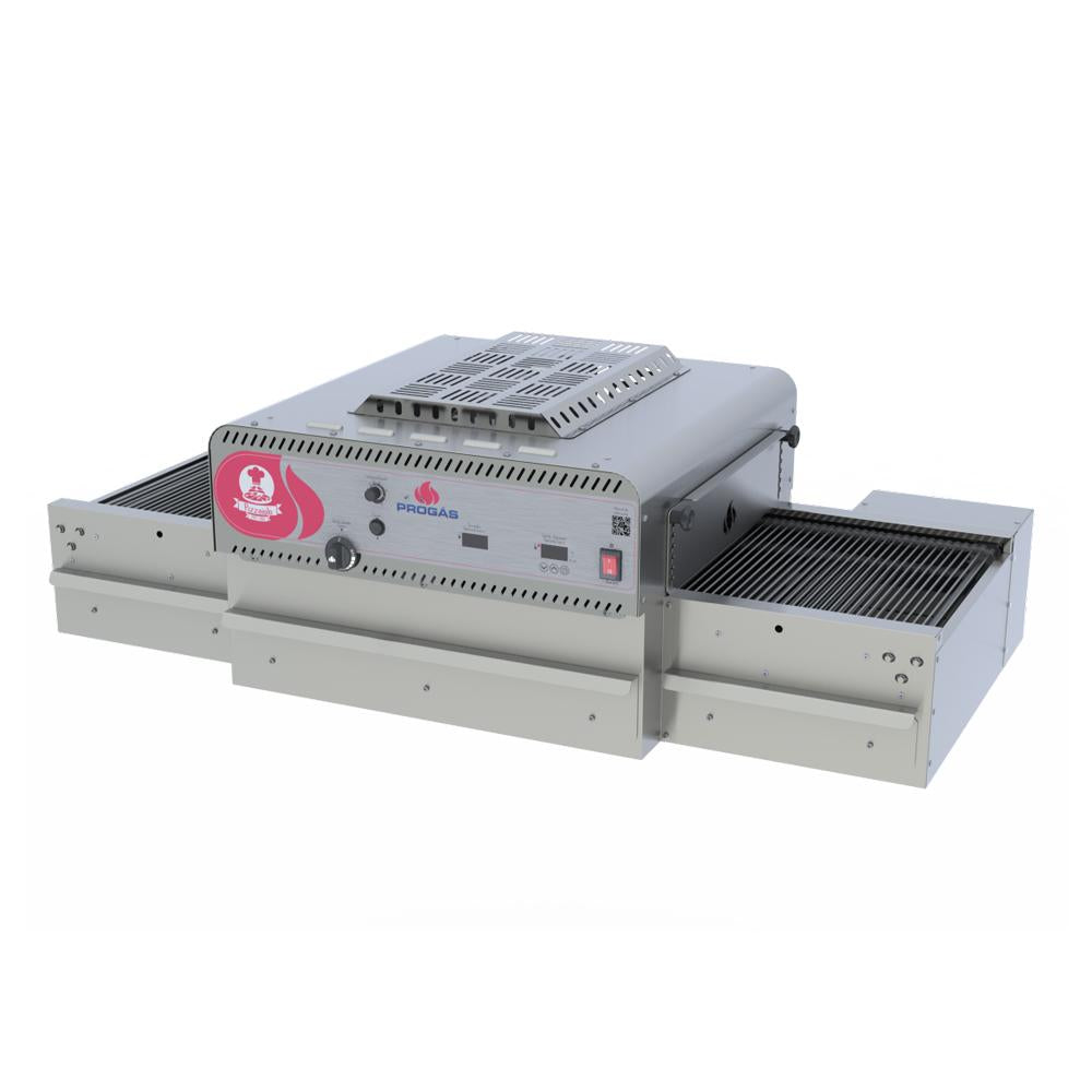 Forno Esteira a Gás Pizzas 40cm Profissional Industrial Para Pizzas Gás Alta Produção Inox PRFE-400G 220V - Progás