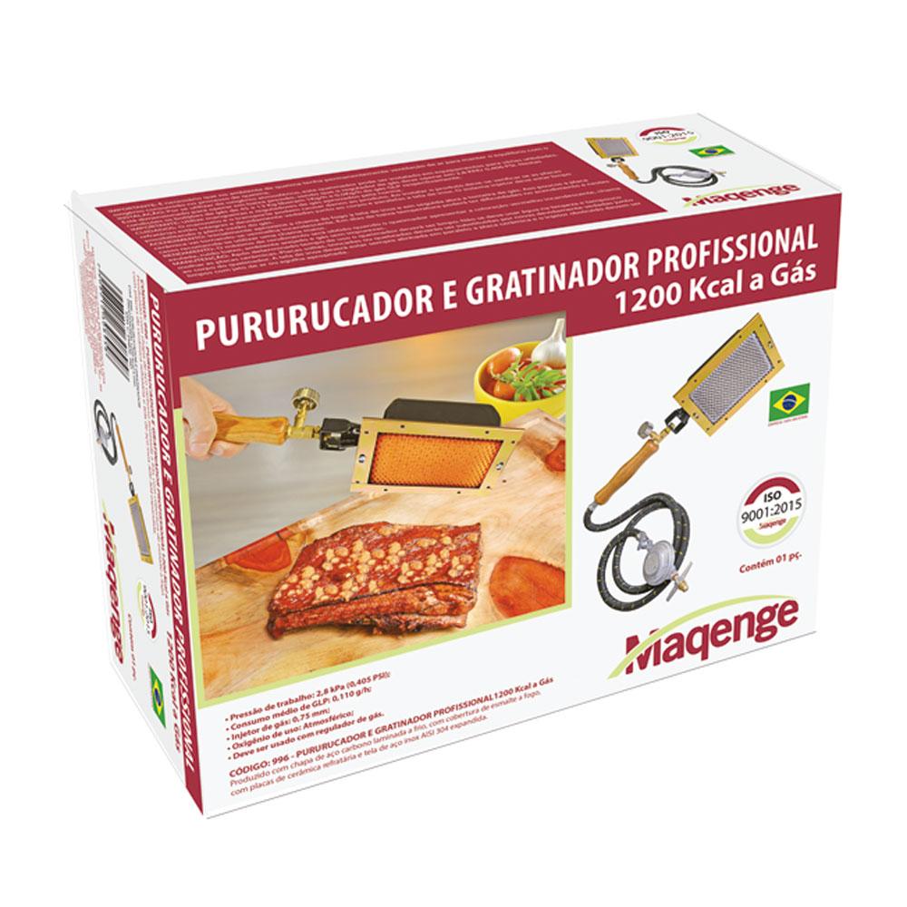 Pururucador Queimador Infravermelho Profissional Esmaltado para Restaurantes e Lanchonetes - Maqenge