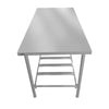 Bancada Mesa Multiuso Reforçada 140 x 70 Total Inox 430 Desmontável - Metal Frantz