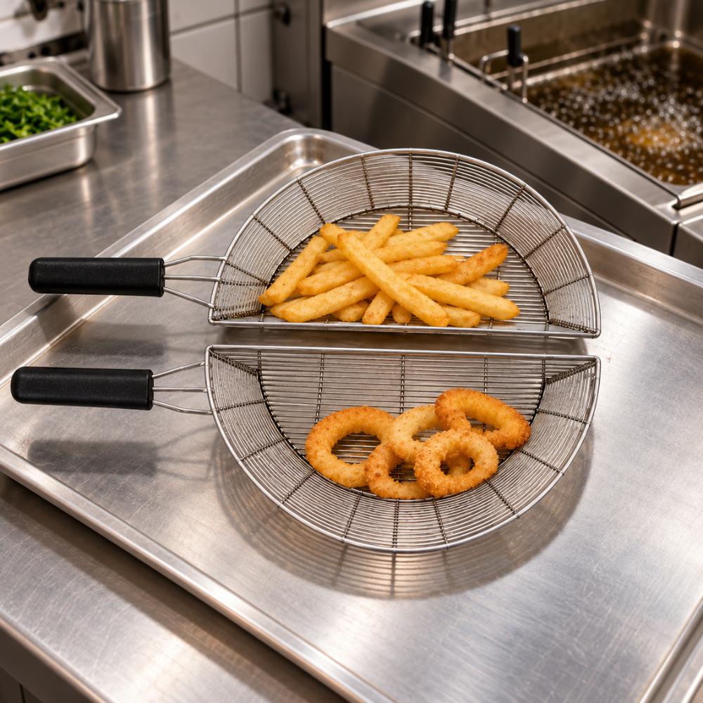 Conjunto Cestos Para Fritadeira Pequeno Esquerdo/direito Galvanizado Multiuso Tfao 40 - Metalcubas