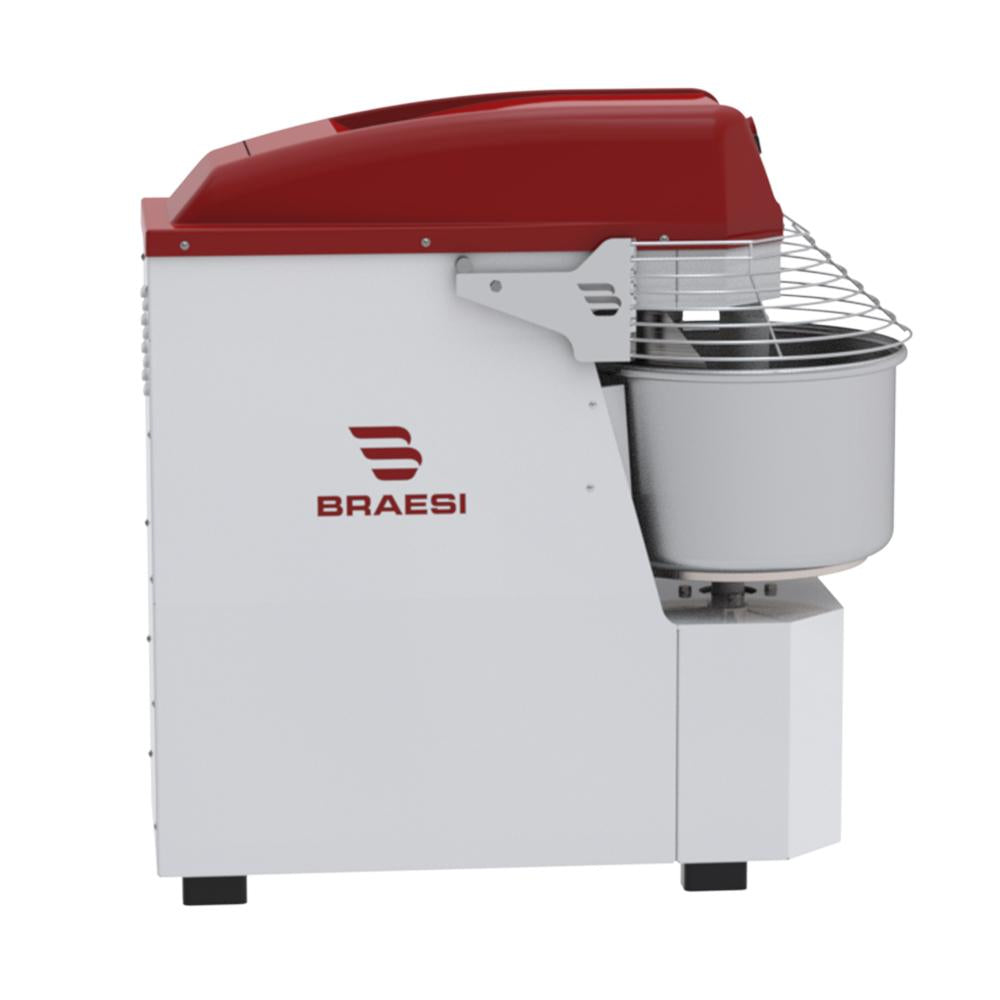 Amassadeira Espiral Industrial 25kg 2 Velocidades Trifásico Motor 2,5CV Aes-25 G3 380T - Braesi
