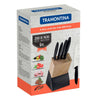 Kit Panela Aço Inox Solar 7,1 Litros + Faqueiro Plenus 6 Peças - Tramontina