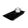 Fogão Cooktop De Indução 2 Bocas Elétrico Eci02ep 220V E Caçarola Inox Solar Ø 16cm Pit4 - Eos