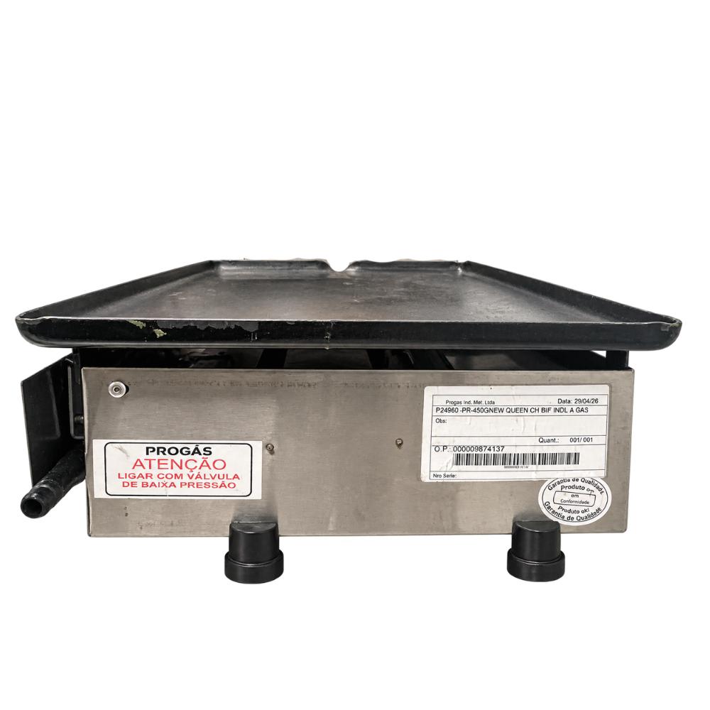 Seminovo - Chapa Bifeteira a Gás - PR450G Inox Progas