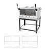 Forno Gás Industrial Infravermelho Refratária Roma Inox 90 Firiv90 + 2 Grades Extras - Venâncio