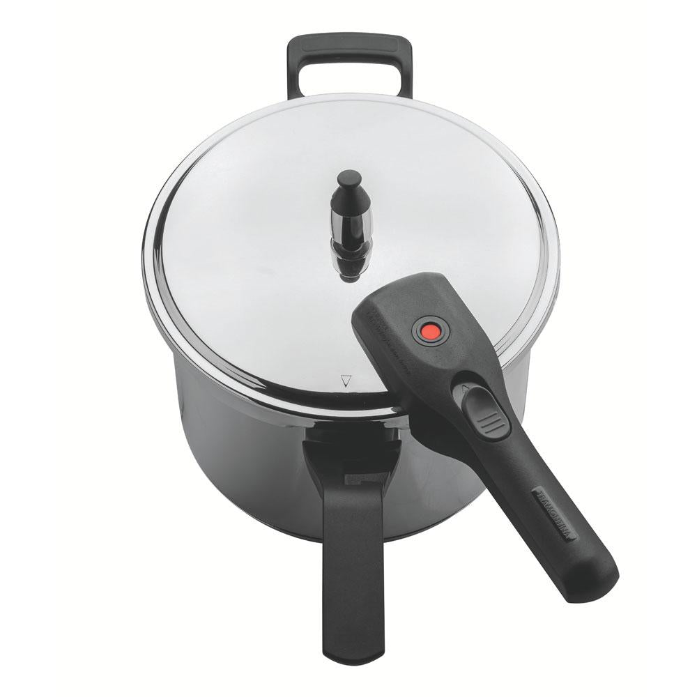 Panela De Pressão 6,0L Aço Inox Fundo Triplo Brava - Tramontina 62416220
