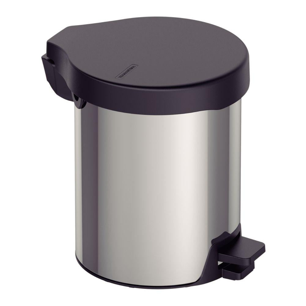 Lixeira Aço Inox Polido New Com Pedal 5 Litros Tampa Plástica - Tramontina 94538705
