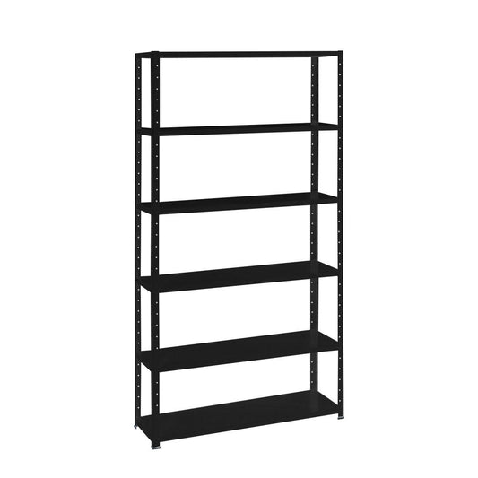 Estante Leve 6 Bandejas 40cm Com Reforço 198x92x40 Preta - Sa Gôndolas