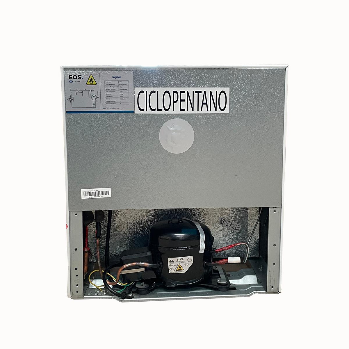 Semi - Frigobar Mini Refrigerador Doméstico Ice Compact 47l Efb51 220v Branco - Eos