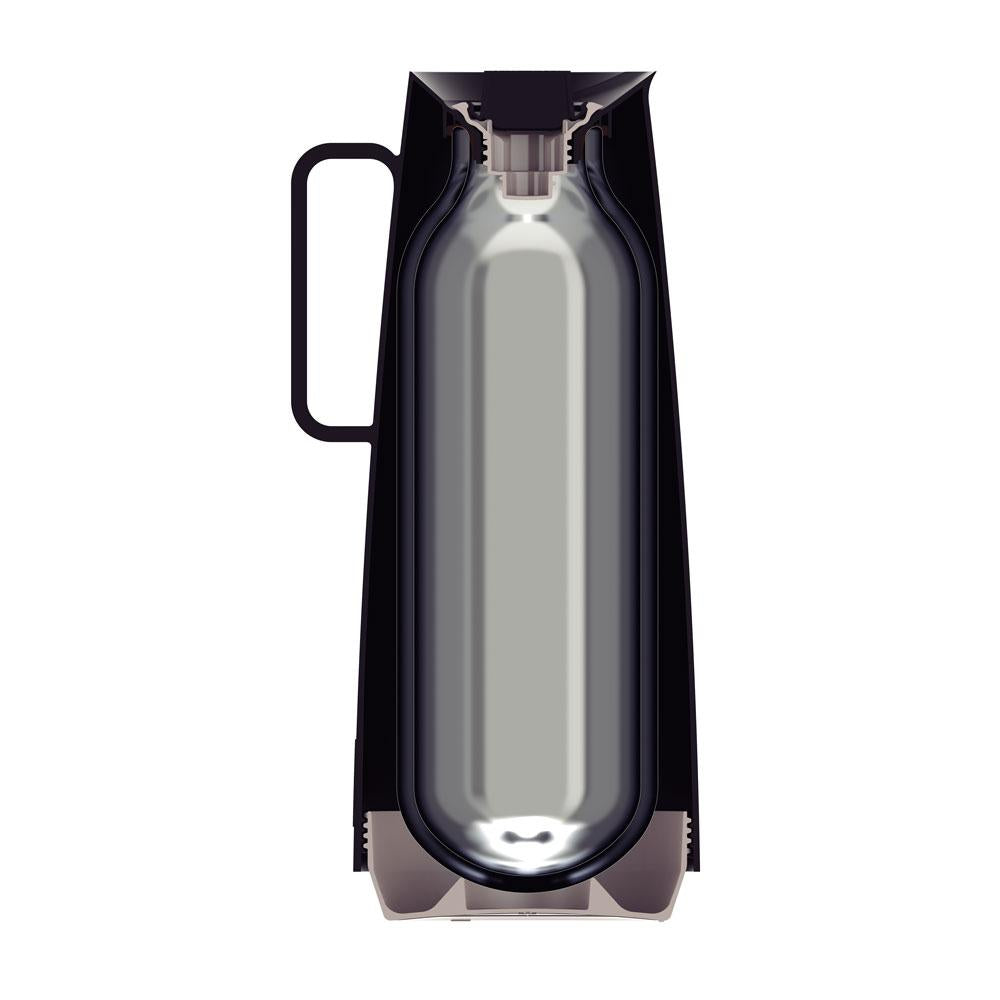 Bule Garrafa Térmica Exata em Plástico Com Ampola de Vidro 1 l Preto - Tramontina 61636103
