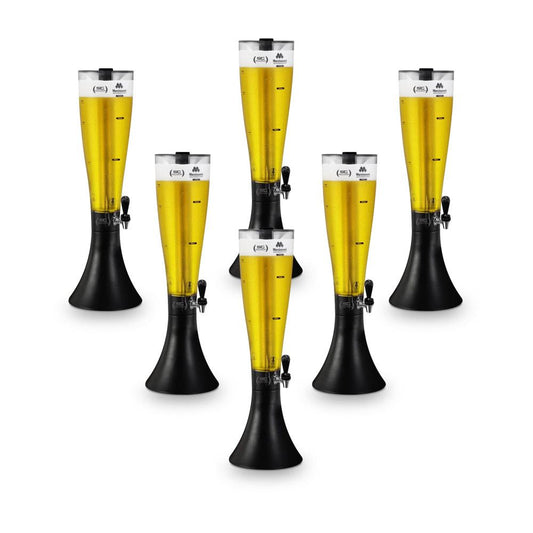 Kit - 6 Torres de Chopp Tulipa 3,5l Super Gelada - Marchesoni