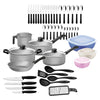 Kit Cozinha 47 Peças Panelas Antiaderentes, Talheres, Facas, Potes e Utensílios Tramontina 20297612