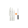 Kit - Faqueiro Premium 3 Peças + 1 Chaira Estriada 8 Pol Ultracorte - Tramontina