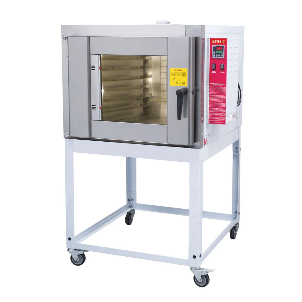 Forno Turbo Elétrico Industrial 5 Esteiras 336 Litros Alta Produção Monofásico FTE150 220V - Gpaniz