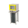 Kit - Forno Turbo Prp-004 127v Amarelo + Bancada Mes-004 + 8 Assadeiras - Progás