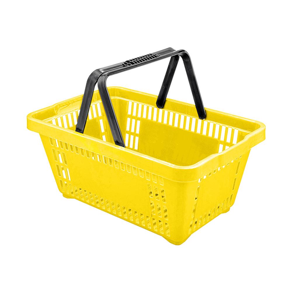 Cesto de Compras Supermercado Plástico 16L D100 Cód. 3000 - Della Plast