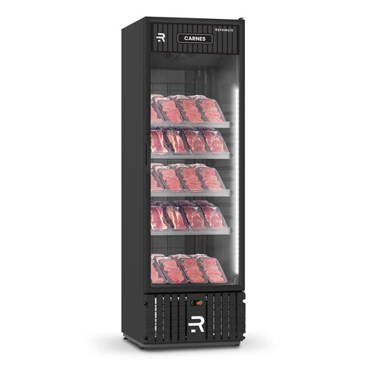 Visa Cooler Carne Embalada Porta Vidro 0 a 5 ºc 570l Vcca570pvpp Preto/preto 220v - Refrimate