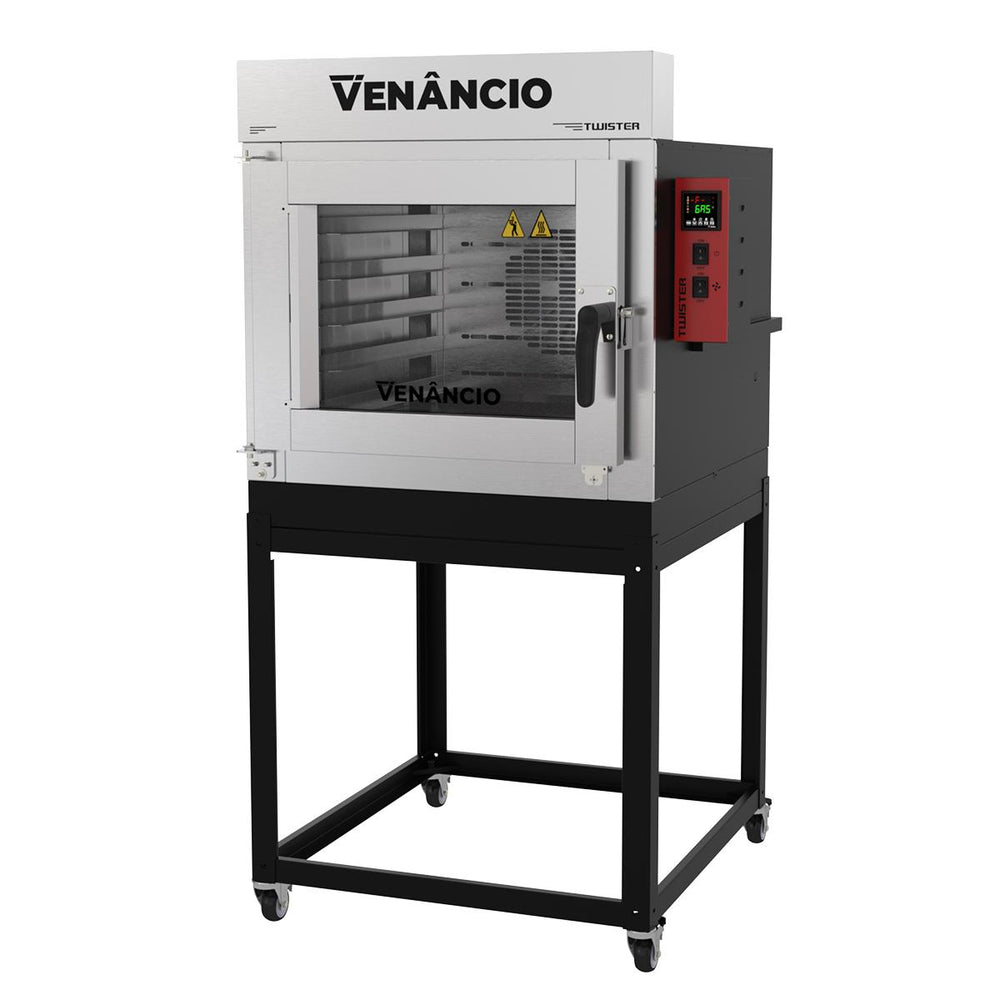 Forno Turbo a Gás Industrial 5 Esteiras Twister Externo Pintado FVT5G 220V - Venâncio 54447