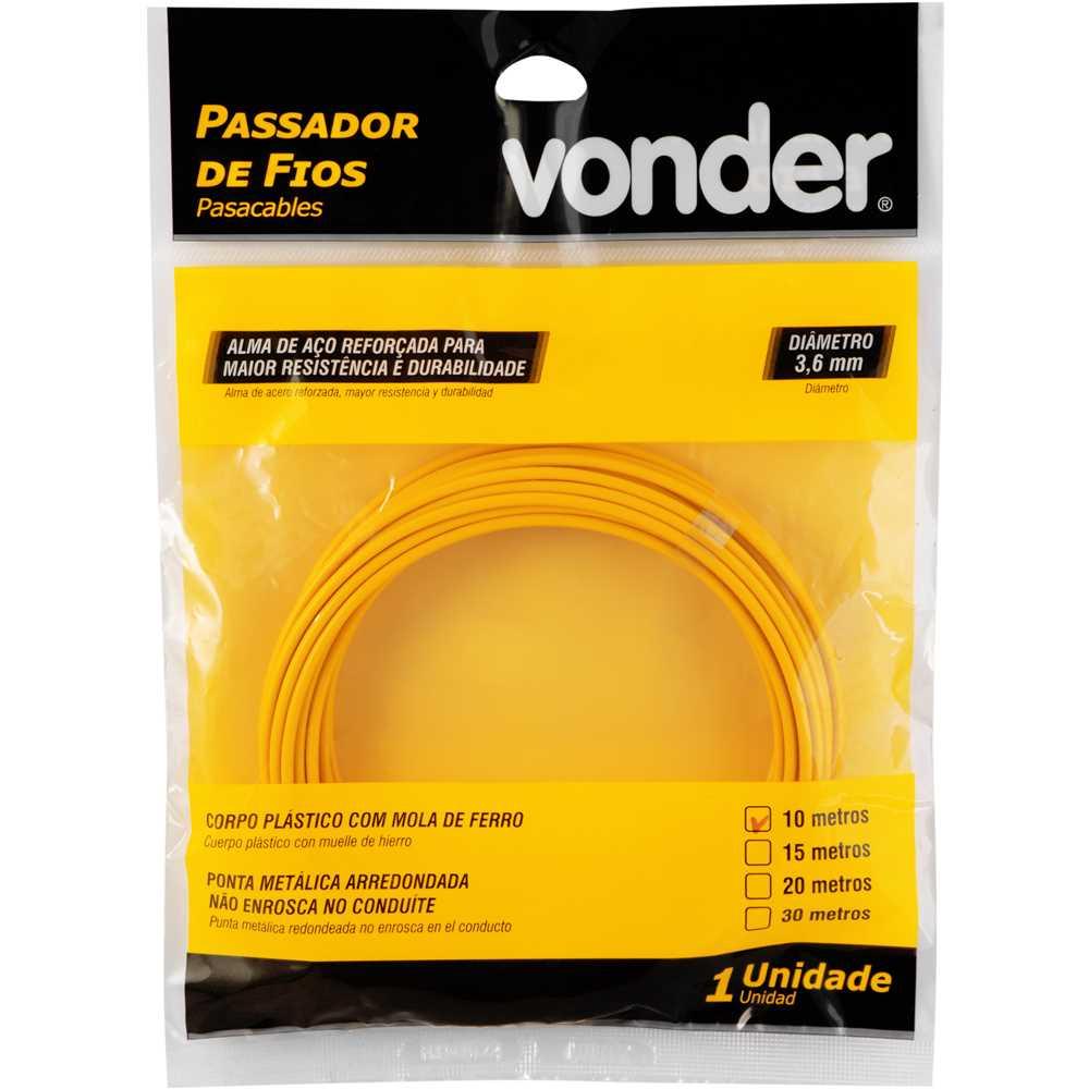 Passador de Fios de 10 Metros Com Alma de Aço - Vonder 7861040010