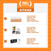 Kit - Jogo de Churrasco Inox 12 Peças + 1 Faqueiro 30pç + 1 Faqueiro Inox 24pç - Tramontina