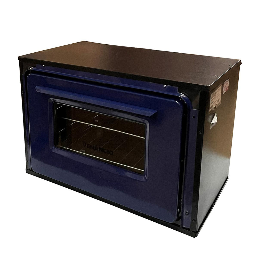 SEMINOVO - Fogão Industrial 2 Bocas Duplas a Gás Branco com Forno Azul Bravo BR2BF – Venâncio