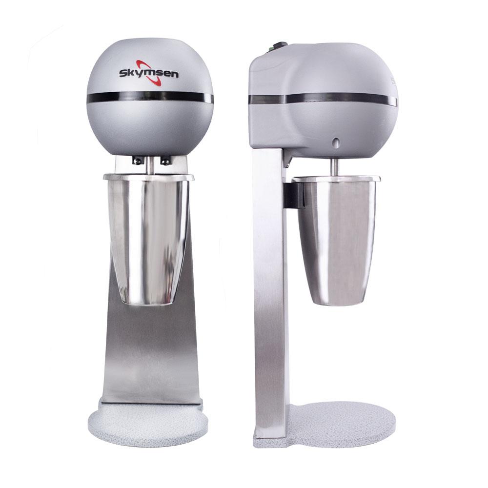 Batedor de Milk Shake Profissional Inox 1 Copo 0,8L BMS-N 220V Skymsen + Concha de Sorvete Extrator