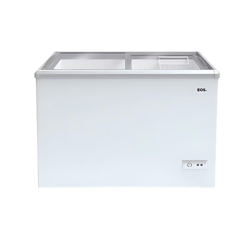Freezer Horizontal Expositor 450 Litros Dupla Ação -18ºC a +8ºC Eco Gelo Tampa De Vidro EEH500XX 220V - EOS