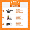 Kit - Panela de Pressão 4,5L Grafite + 1 Faqueiro 30pç + 1 Faqueiro Inox 24pç - Tramontina