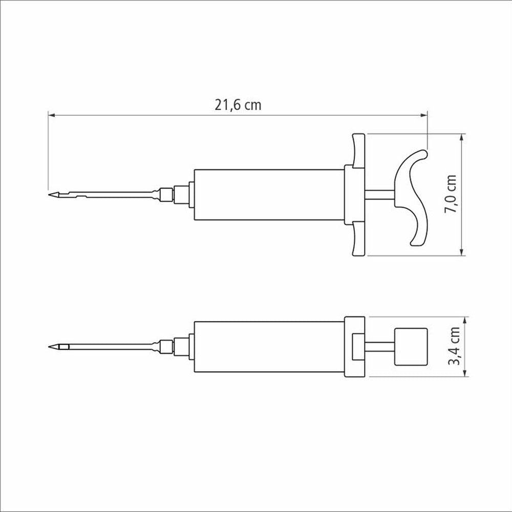Kit - Faqueiro Premium 3 Peças + 1 Injetor de Temperos Para Churrasco - Tramontina