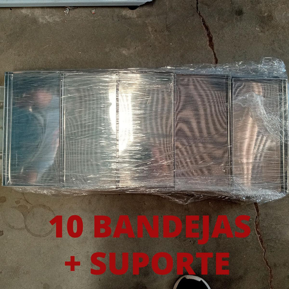 Semi - Estufa Horizontal Salgados 10 Bandejas Duplas W10bd Titã 127v