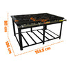 Fogão A Gás Profissional Maxi Cozinha Industrial Baixa Pressão 6 Bocas Duplas 40x40 M6D6E - Venâncio