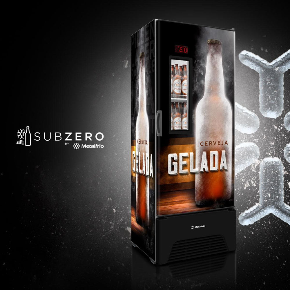 Cervejeira Adesivada 508/574L Porta Com Visor -2°C a -6°C VN50AF 127V - Metalfrio