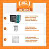 KIT - Forno Turbo Convector Smart Basic. Inox e Turquesa FCSB4E 220v + Bancada Mes-004 + 8 Assadeiras - Venâncio
