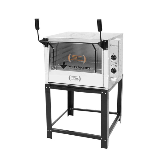 Forno Elétrico Refratário Roma Inox Pizza Pão Feri80 - Venâncio 220V