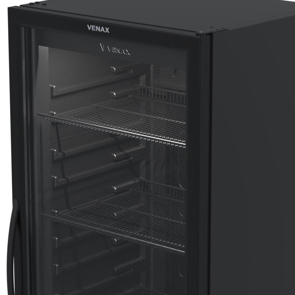 Refrigerador Visa Expositor Preto 400L Porta De Vidro 0ºC a 5ºC VV400PR 127V - Venax 32875