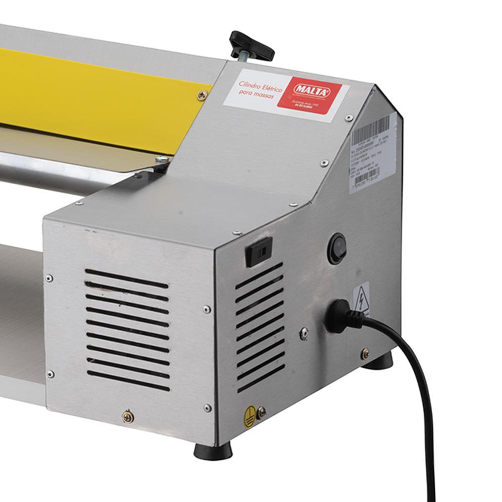 Cilindro Laminador Elétrico Profissional 40cm Inox Com Cortador Talharim 1/3 CV Bivolt - Malta 3107019