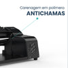 Cilindro Laminador de Massas Elétrico 28cm Carenagem Abs Nero Preto 220v - Anodilar