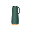 Chaleira Com Apito Roma em Aço Inoxidável 2,7l Brinox e Bule Garrafa Térmica 1l Verde Tramontina