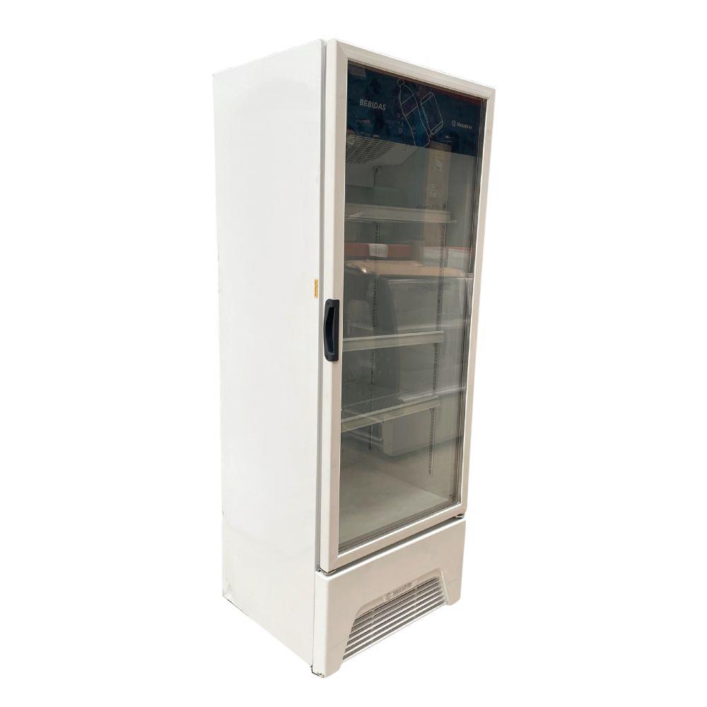 SEMINOVO - Visa Cooler Refrigerador Expositor de Bebidas Vertical 2 a 8ºc 370l VB40AL 127V Branco - Metalfrio
