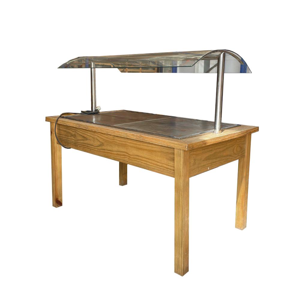 SEMINOVO - Buffet Mesa Aquecida 170cm Térmico - 220V
