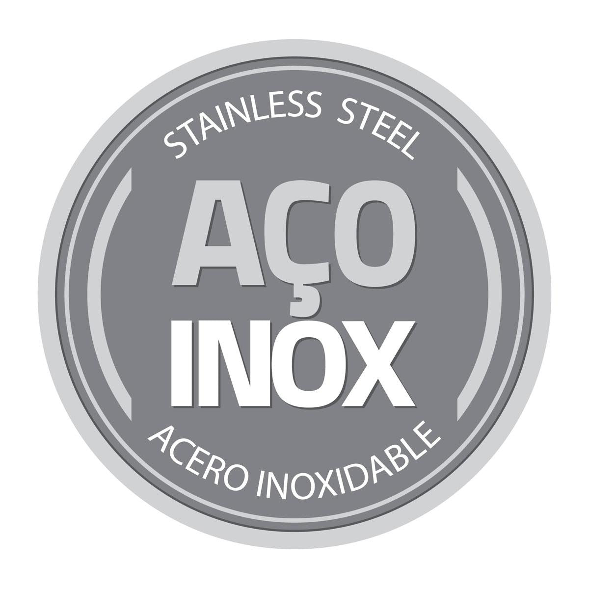 Kit Panela Aço Inox Solar 7,1 Litros + Faqueiro Plenus 6 Peças - Tramontina