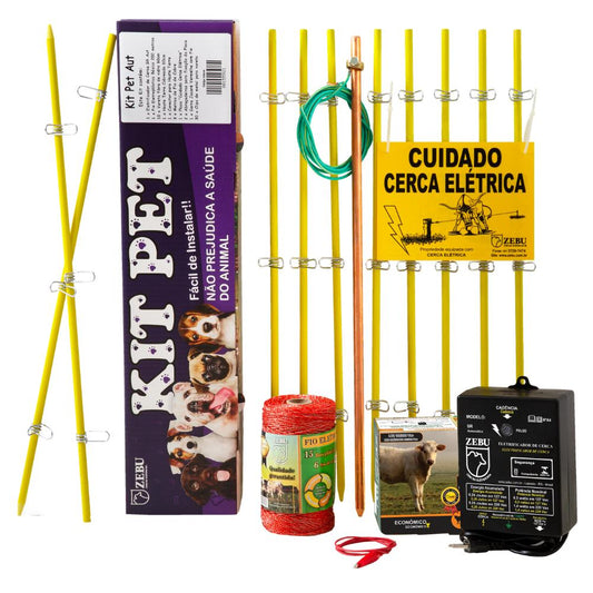 Kit Pet Completo Para Cercado de Pequenos Animais KPET Bivolt - ZEBU 3939-0
