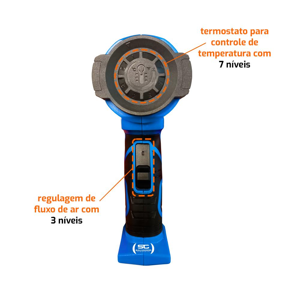 Soprador Térmico Profissional Com Ajuste De Temperatura 2000W Max Pro ESP01PRO 220V - EOS C162045