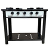 SEMINOVO - Fogão Industrial a Gás Bravo 2 Bocas Duplas Espera Forno Br2b Branco - Venâncio